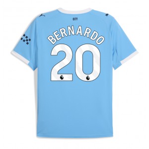 Manchester City Bernardo Silva #20 Jalkapallovaatteet Kotipaita 2025-26 Lyhythihainen